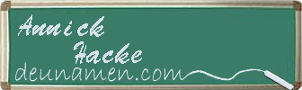 Annick Hacke Visitenkarte